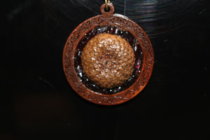 Garnet - Acorn Necklace