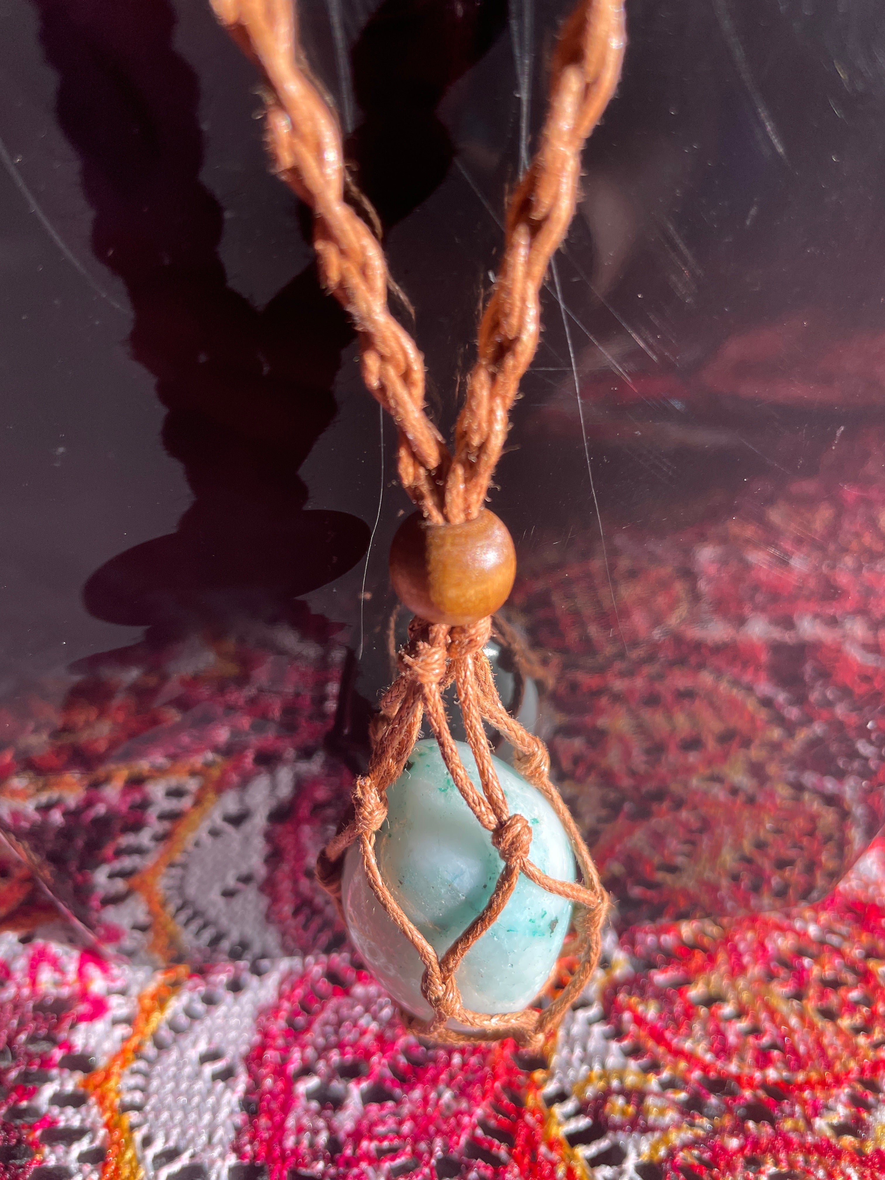 Phoenix stone necklace