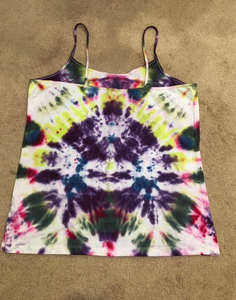 Tie Dye 13 - X Large Women's Spaghetti Tank