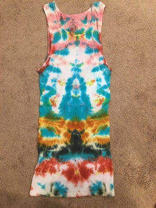 Tie Dye 10 - Men's Large Tank