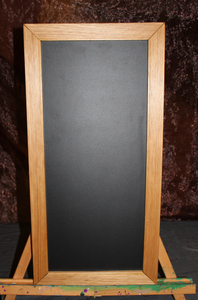 Oak Chalkboard - Handcrafted - 20" by 10"