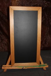 Oak Chalkboard - Handcrafted - 20" by 10"