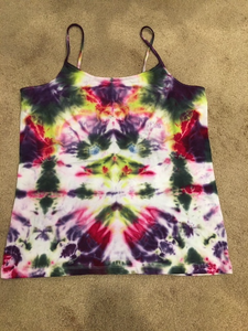 Tie Dye 13 - X Large Women's Spaghetti Tank