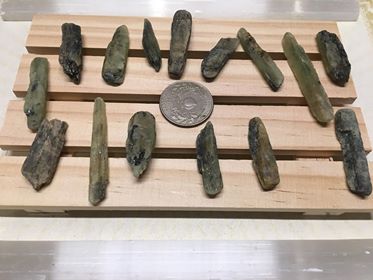 Green Kyanite Blades