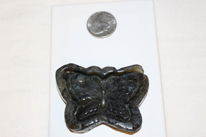 Labradorite  Butterfly Carving