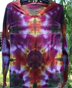 Tie Dye - 4 - Women's Large Long Sleeve