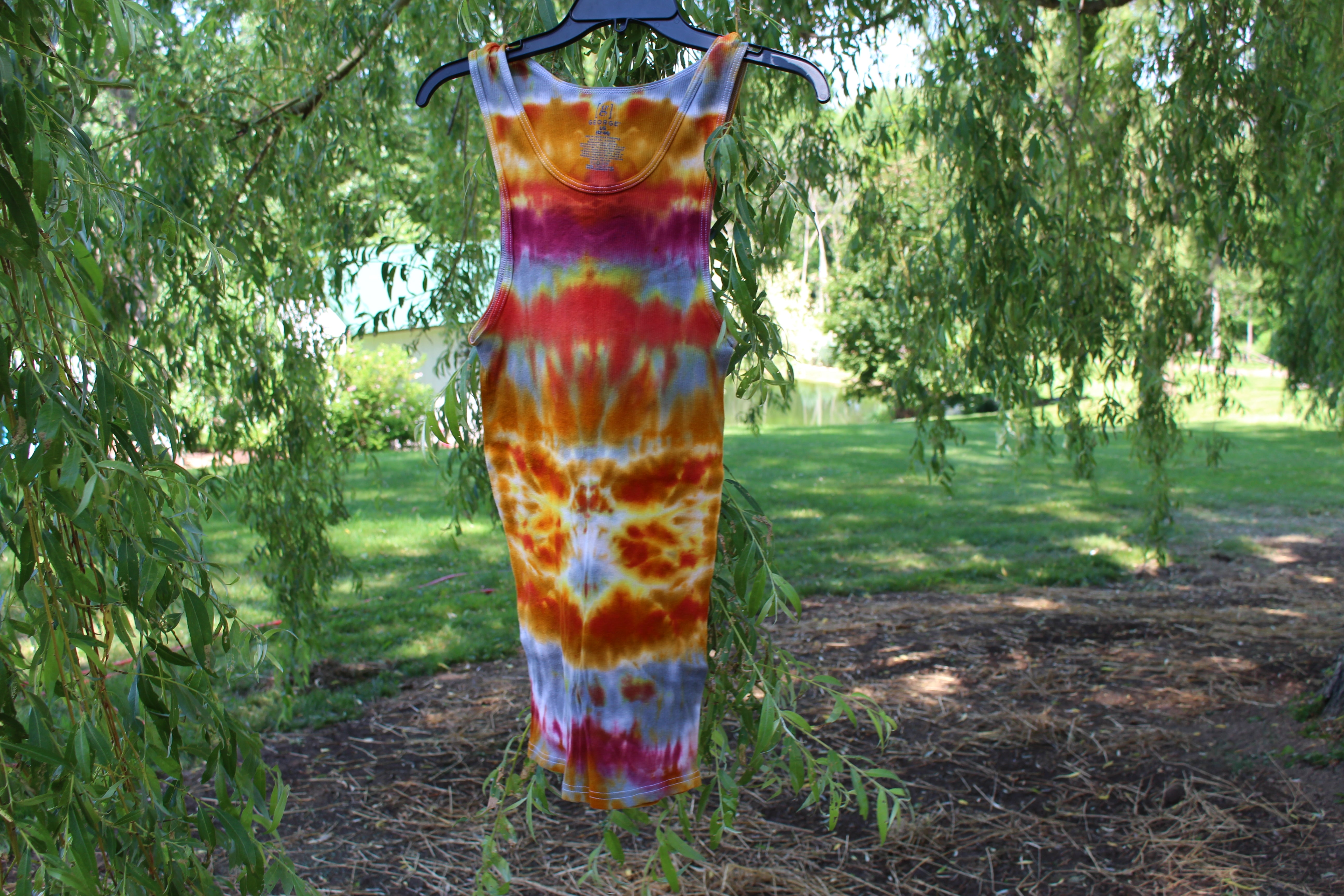 Tie dye - 6 - Mens Large Tank