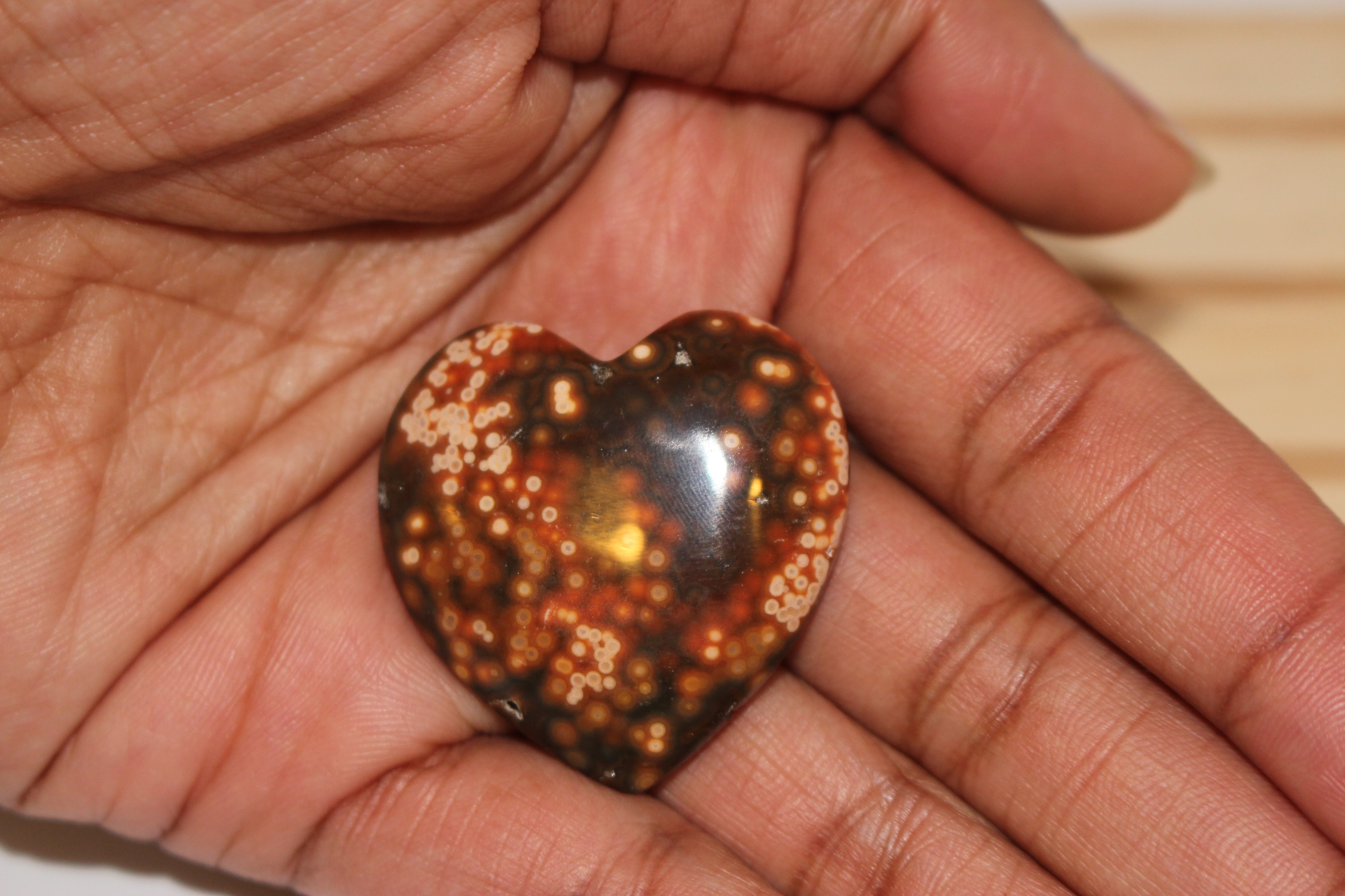 Ocean Jasper Heart