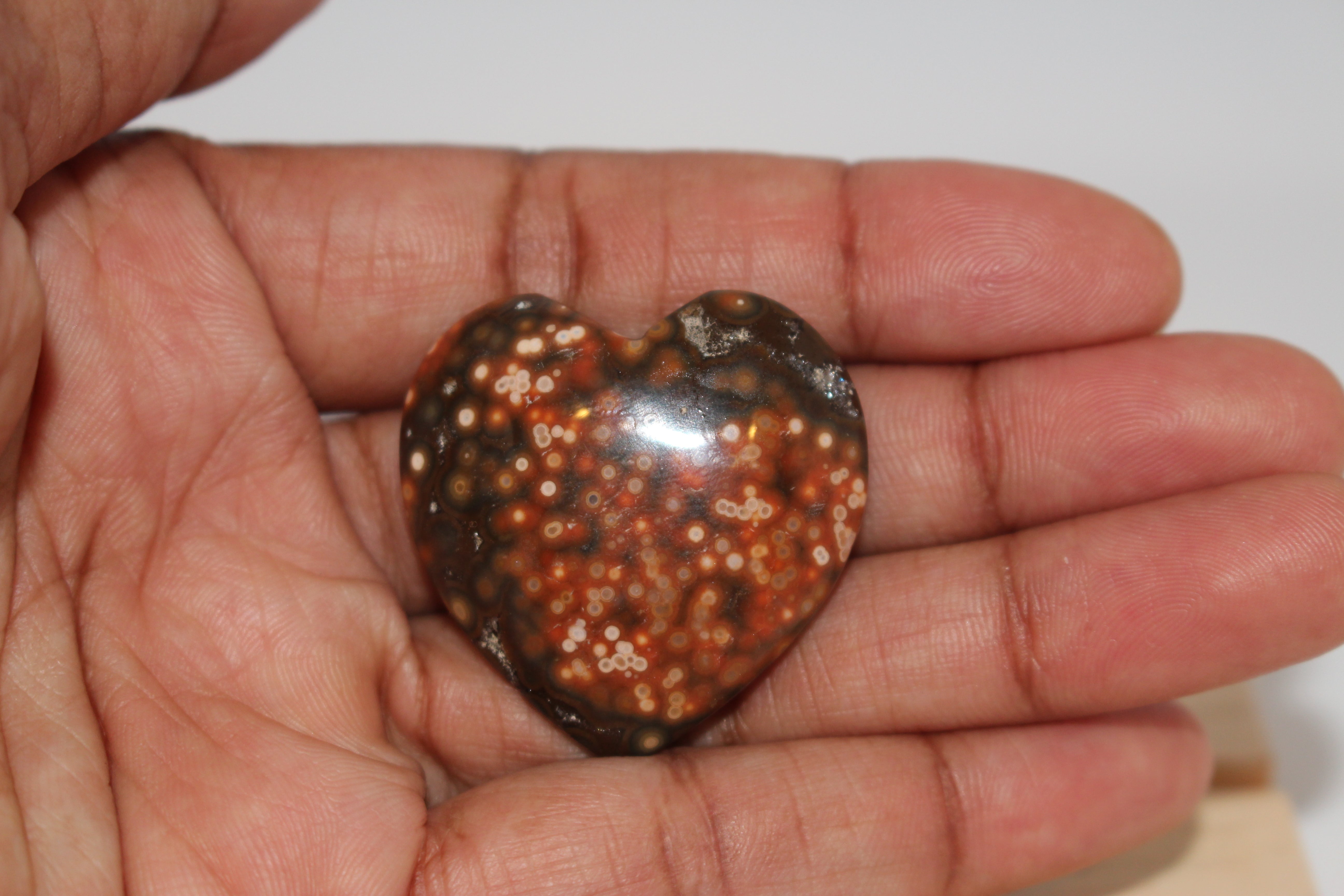 Ocean Jasper Heart