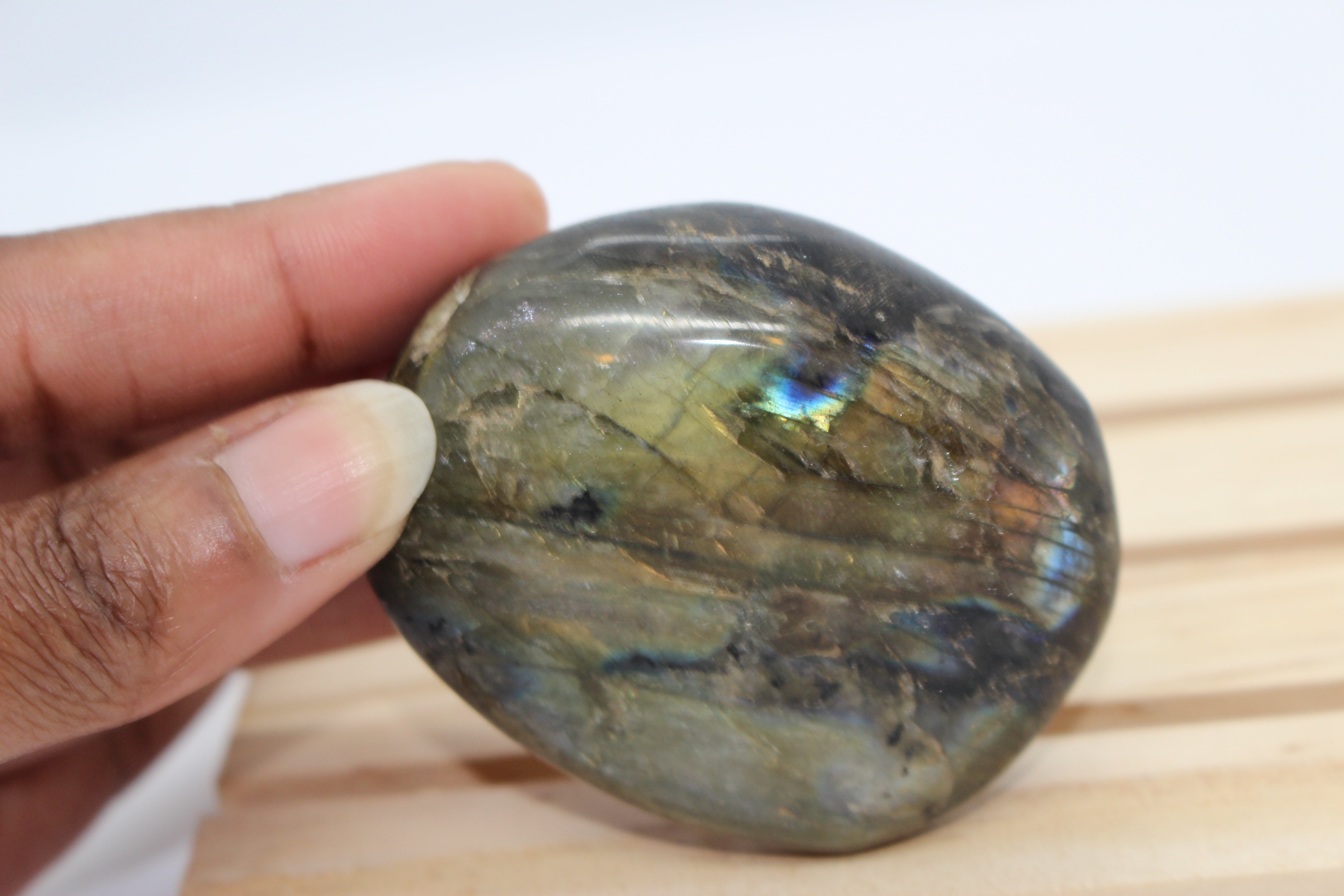 Labradorite - Large Palm Stone