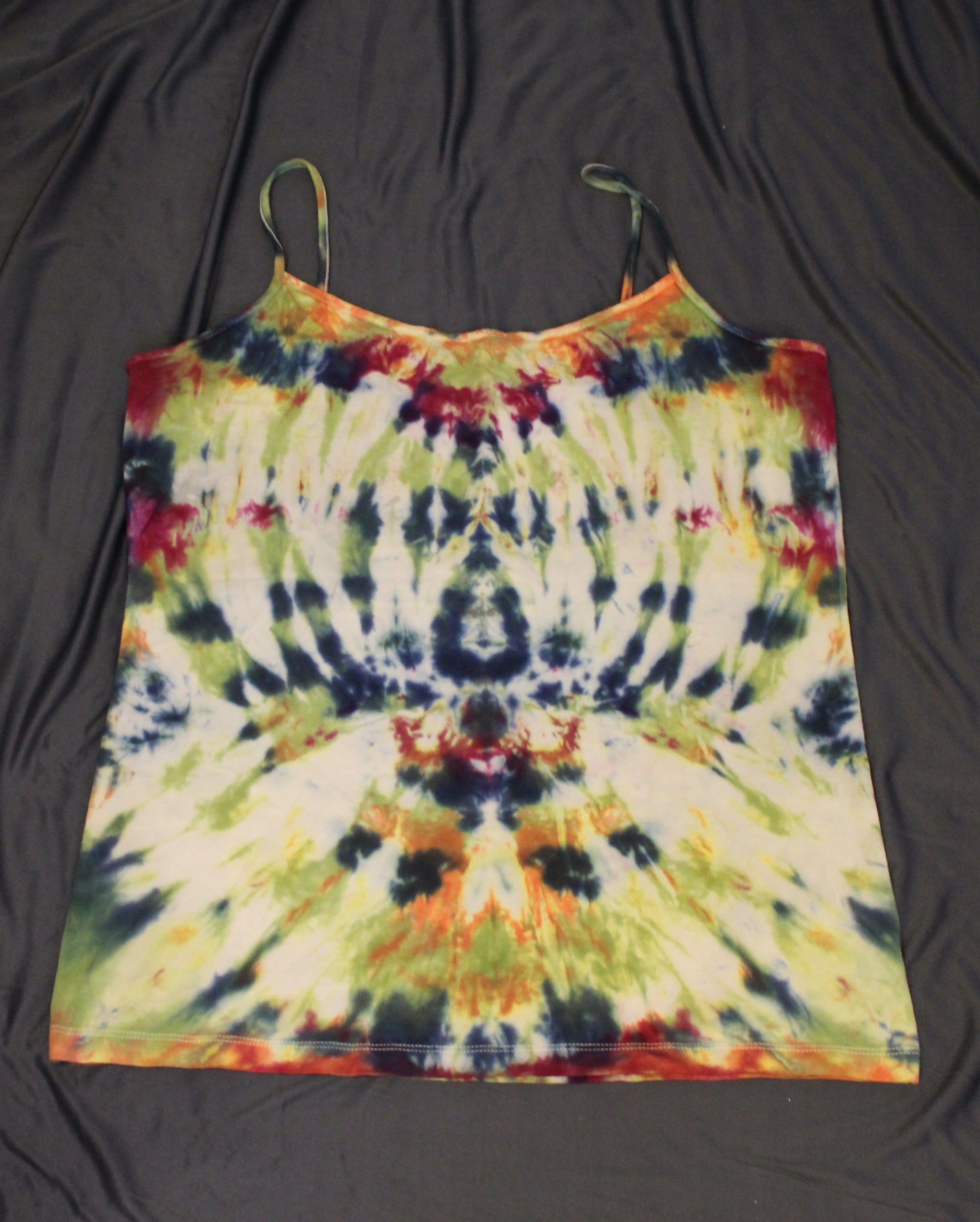 Tie Dye 21 - Women's XL Spaghetti String Top