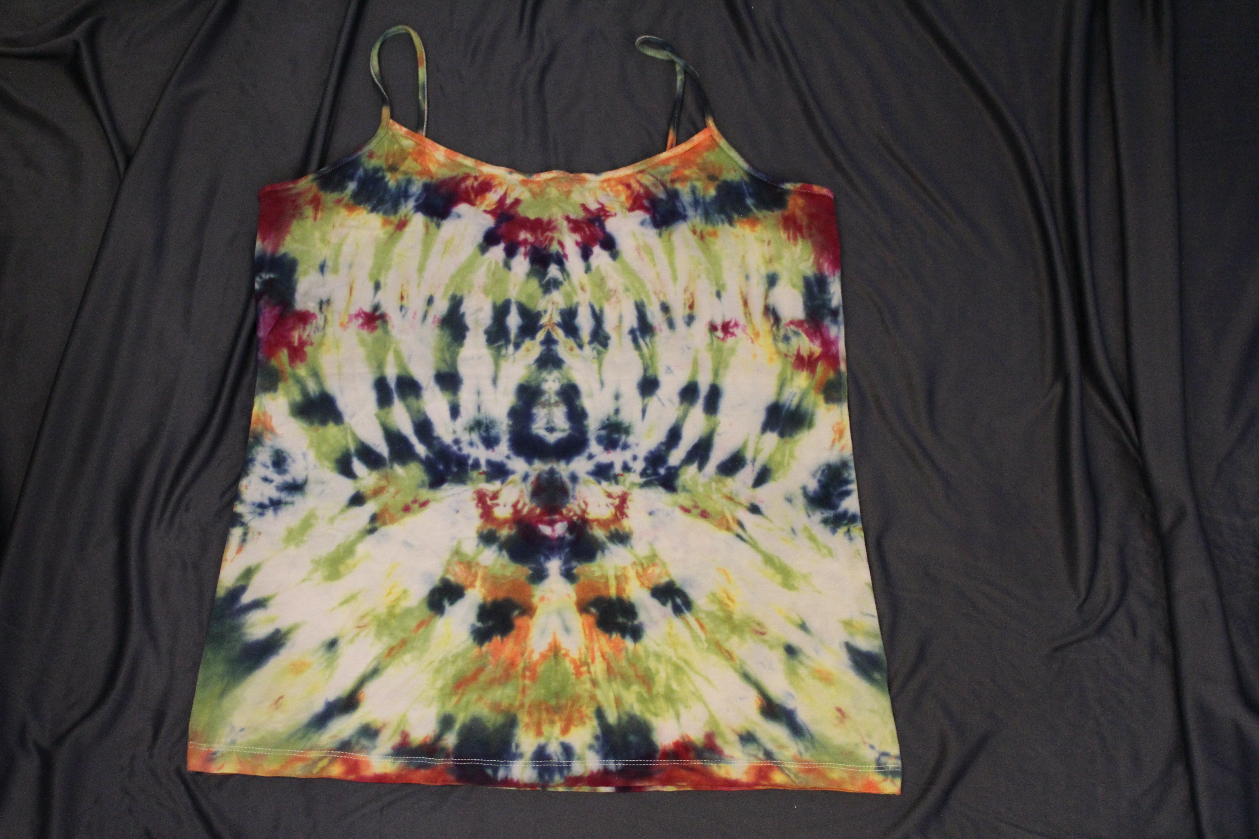 Tie Dye 21 - Women's XL Spaghetti String Top