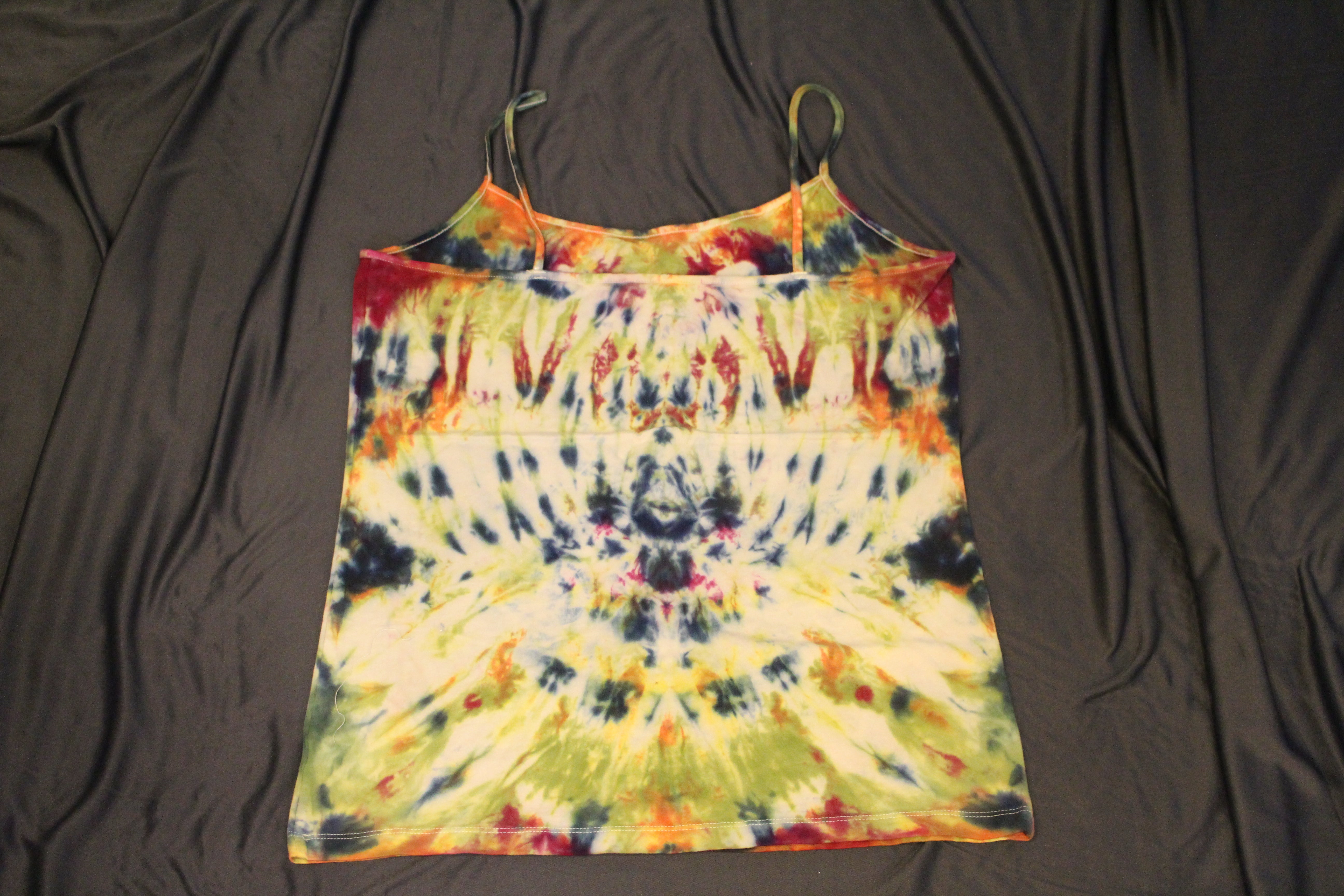 Tie Dye 21 - Women's XL Spaghetti String Top