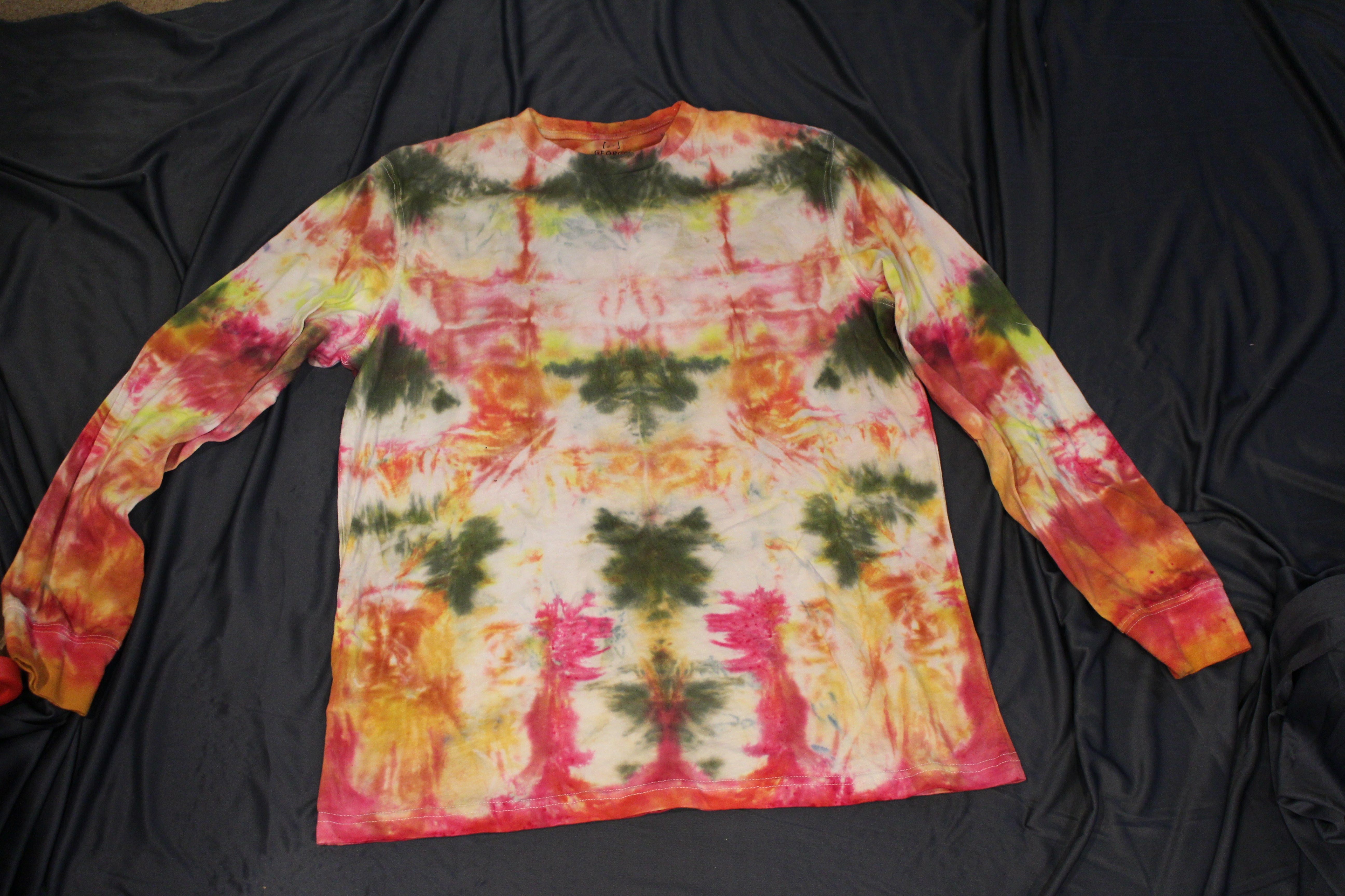 Tie Dye 19 - Mens Large Long Sleeve