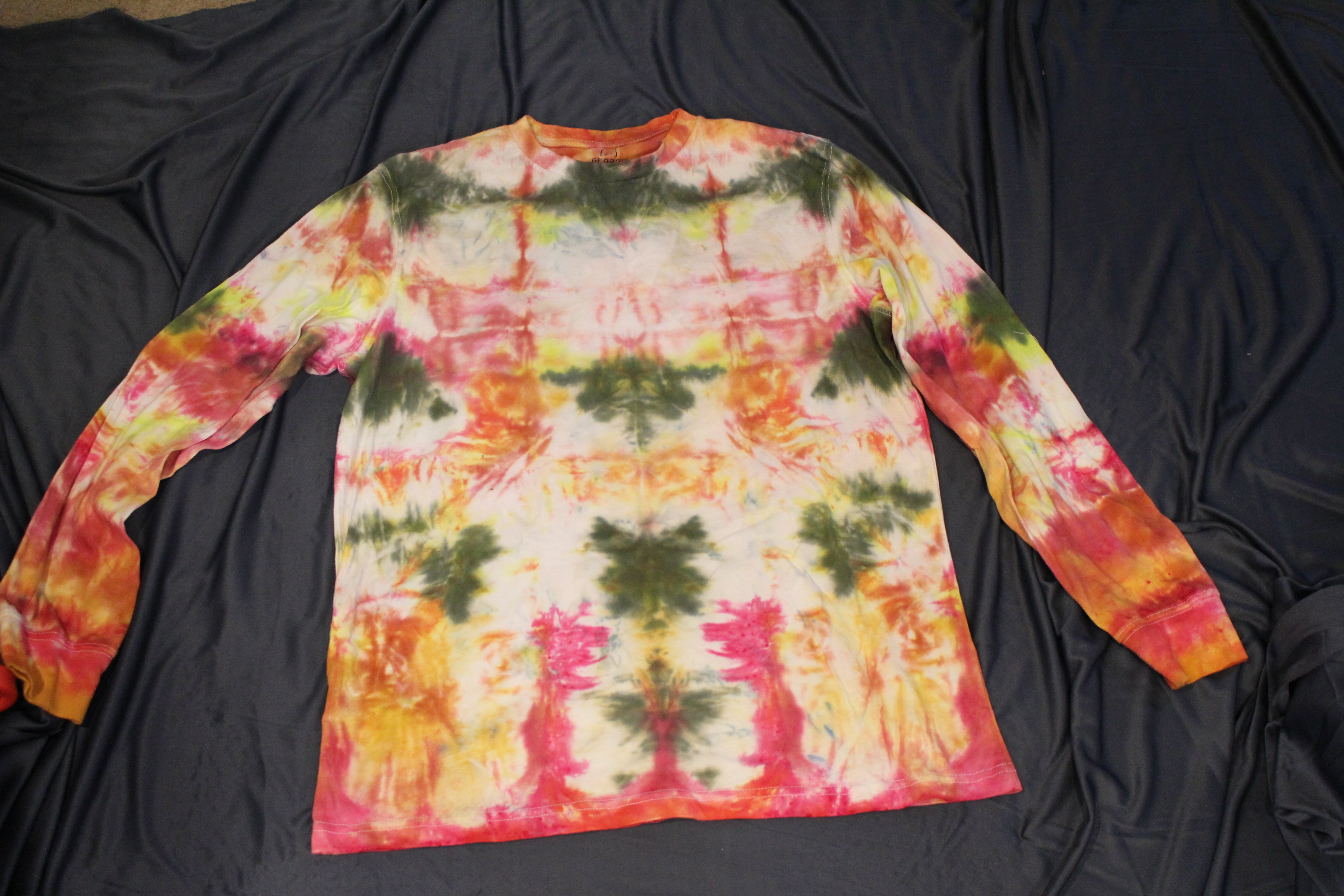 Tie Dye 19 - Mens Large Long Sleeve