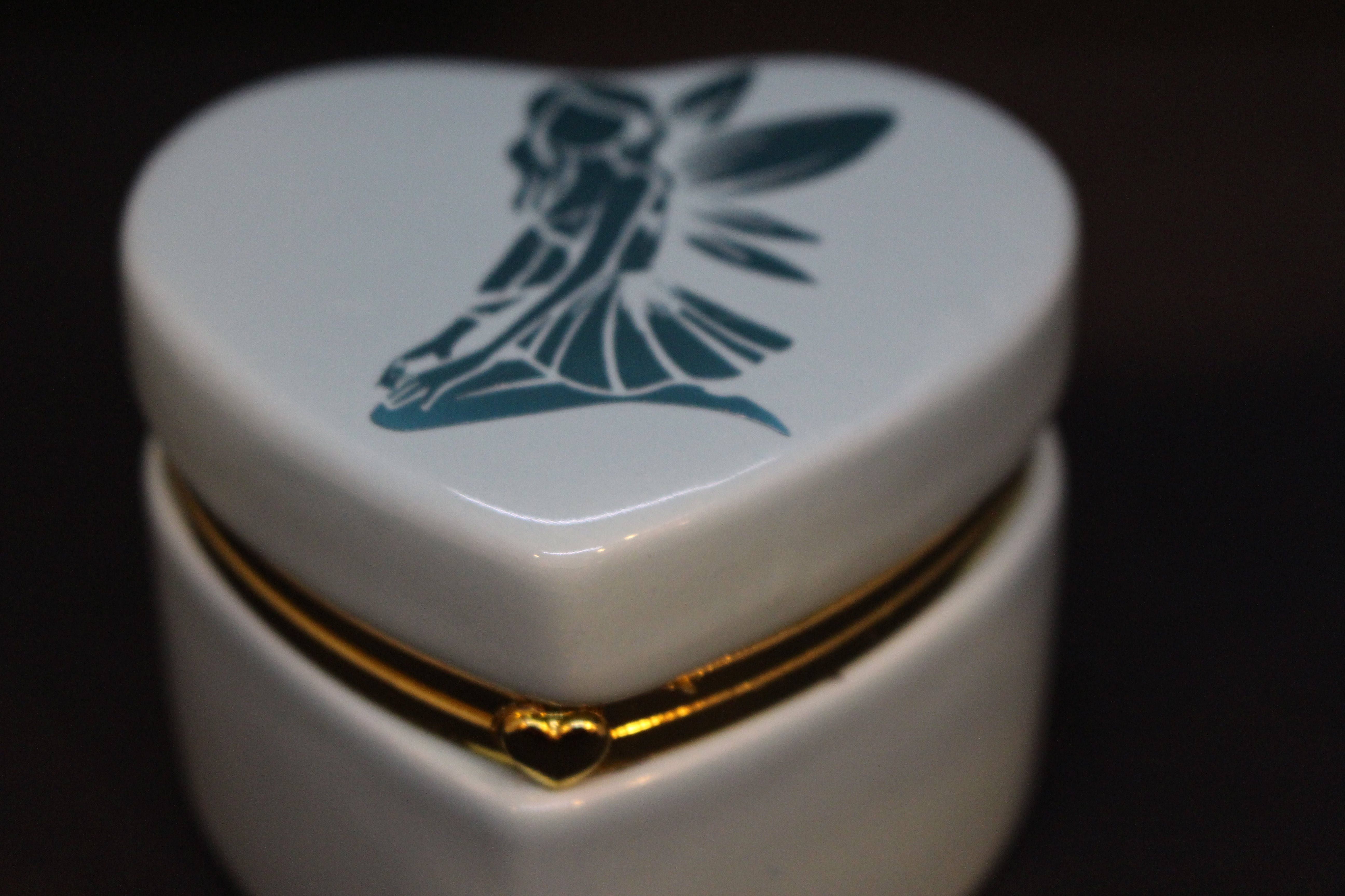 Heart Keep Sake Box - Fairy- Blue