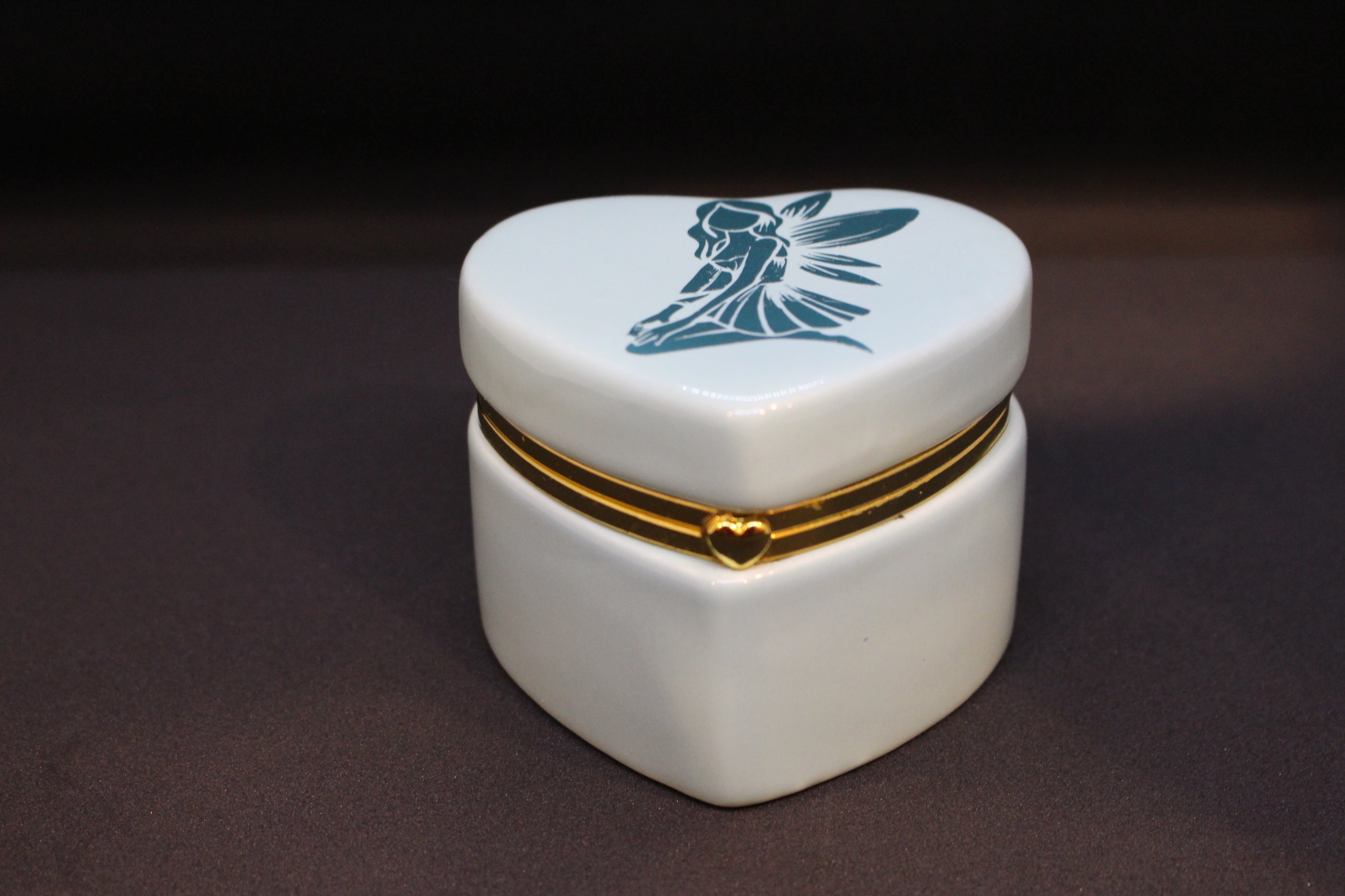 Heart Keep Sake Box - Fairy- Blue