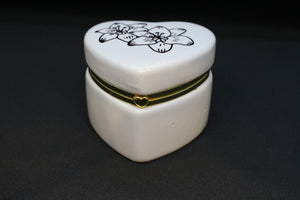 Heart Keep Sake Box - Lily's - White