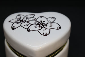 Heart Keep Sake Box - Lily's - White