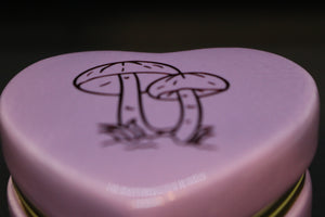 Heart Keep Sake Box - Mushrooms - Pink