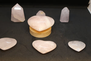 Rose Quartz - Hearts