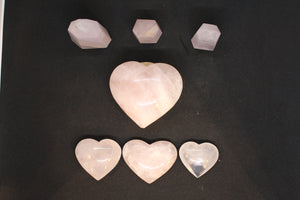 Rose Quartz - Hearts