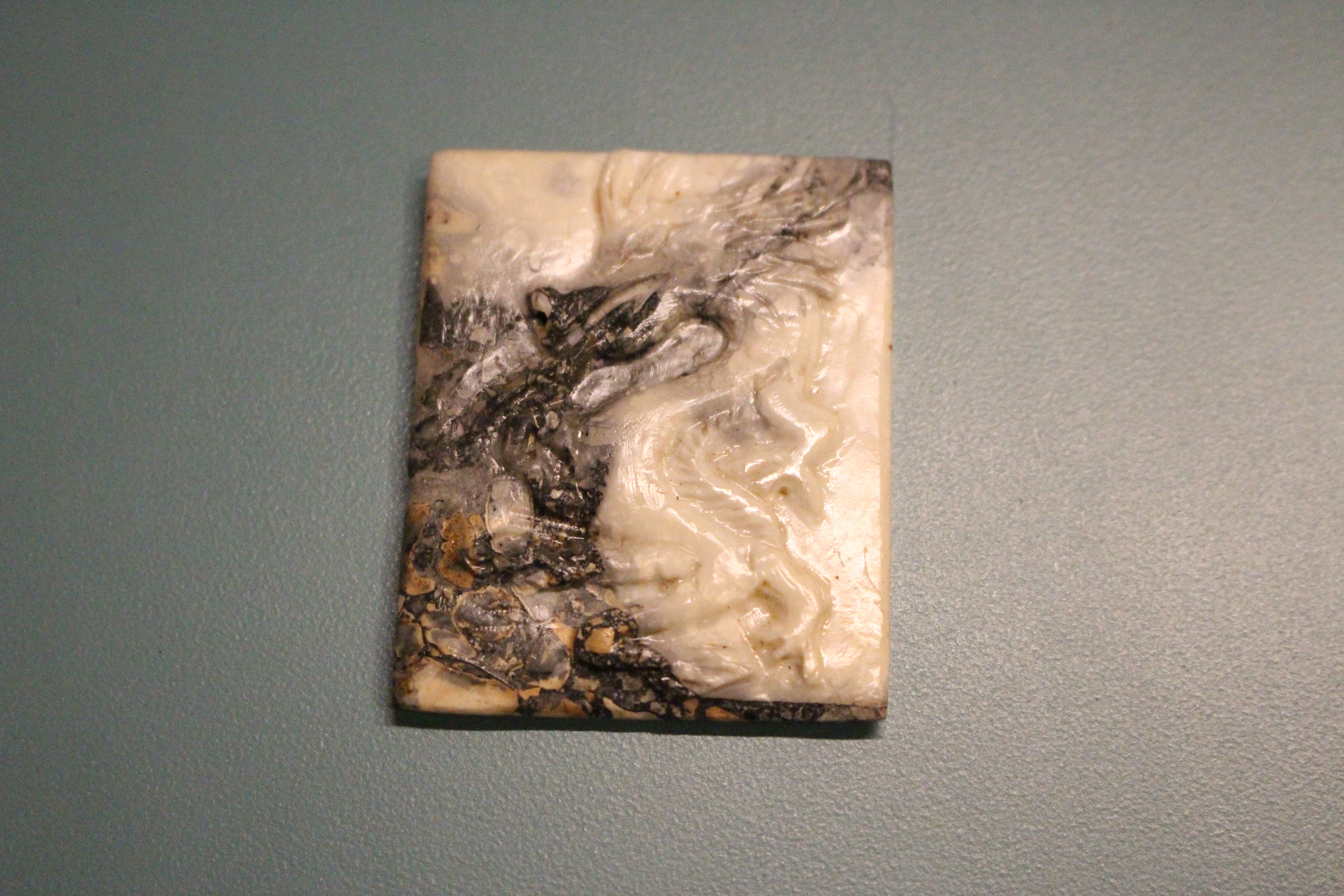 Bumble Bee Jasper Carving - Dragon