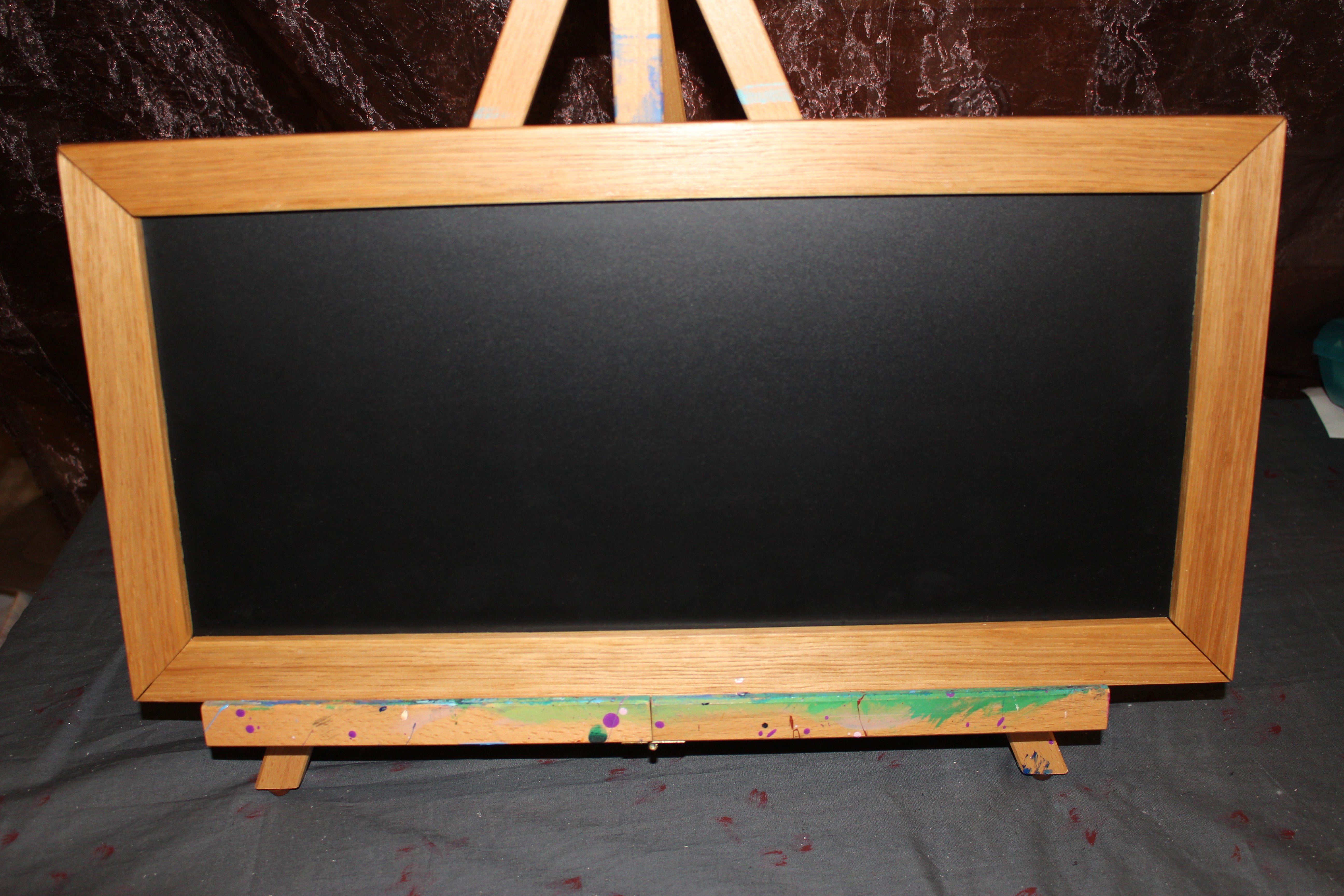 Oak Chalkboard - Handcrafted - 20" by 10"