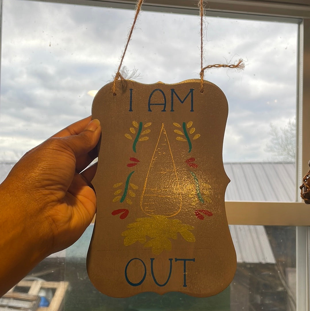 Carrot Door Hanger